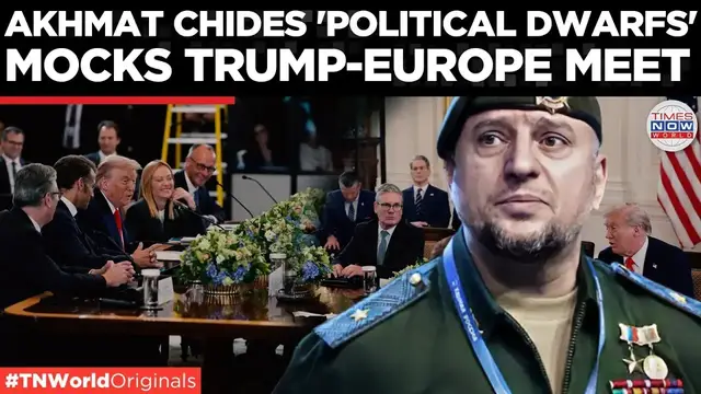 Video thumbnail for Apti Alaudinov: Trump Will Get Nobel But Nazi Regime Will Attack Again | Akhmat Forces | World News