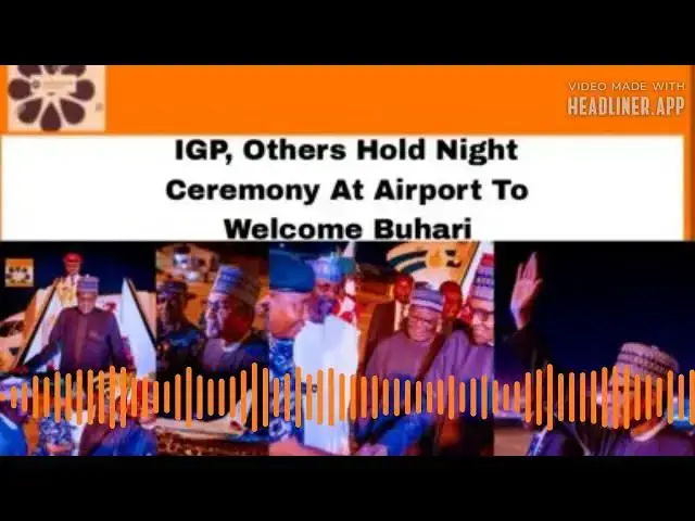 Video thumbnail for IGP, Others Hold Night Ceremony At Airport To Welcome Buhari ~ OsazuwaAkonedo