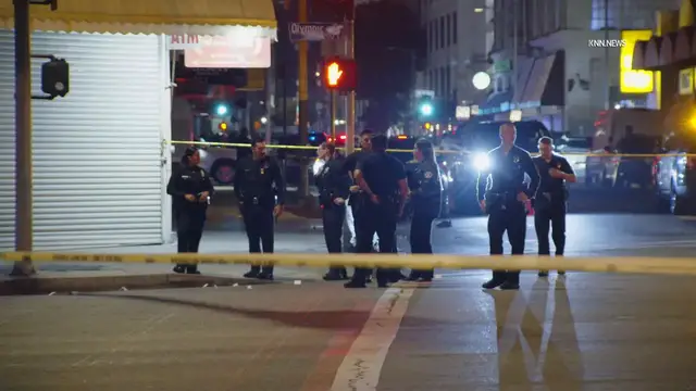 Video thumbnail for US, Los Angeles: Downtown Los Angeles Man Shot in The Head Outside Large Party.