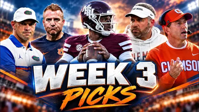 Video thumbnail for College Football Week 3 Pick'Em: Our Picks for Every Big Game