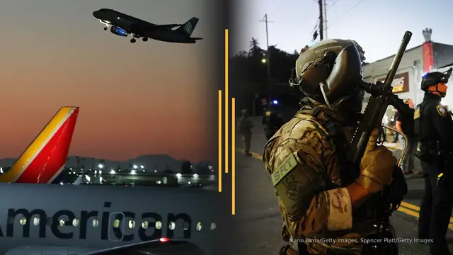 'Video thumbnail for Government shutdown hits the skies, Trump hints at invoking Insurrection Act'