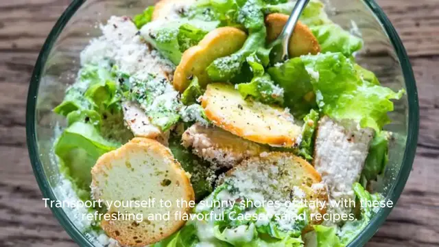 Video thumbnail for Caesar salad Recipes