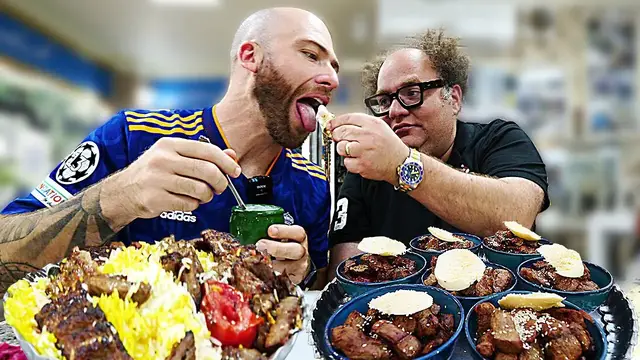 Video thumbnail for American Eats KEBAB MOUNTAIN in TEHRAN!! The Juiciest Kebabs OF ALL TIME!!