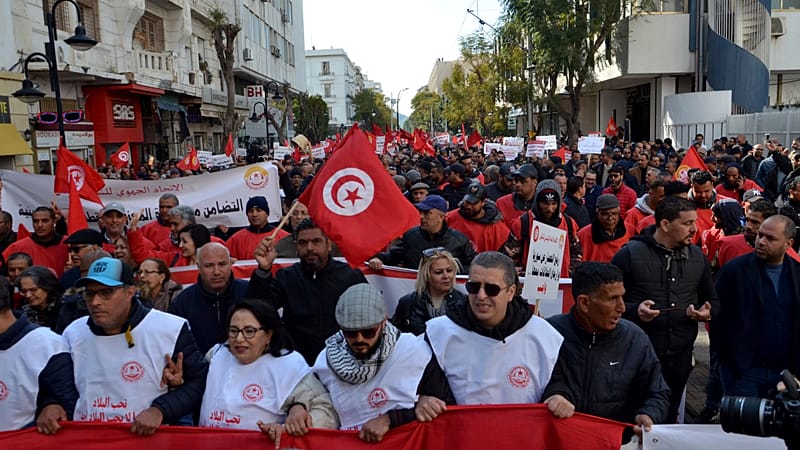 Video thumbnail for Leader of Tunisia's UGTT union calls for end to internal divisions