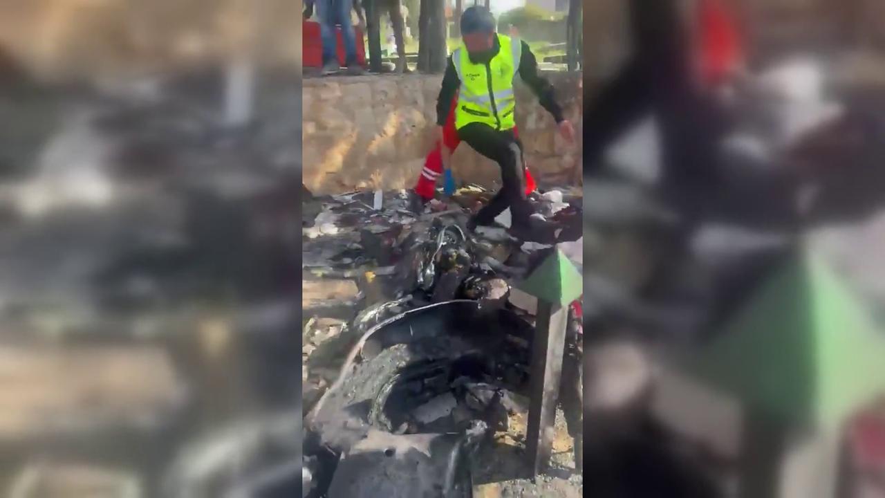 Video thumbnail for Lebanon: Six Killed In Israeli Strike On South Lebanon.