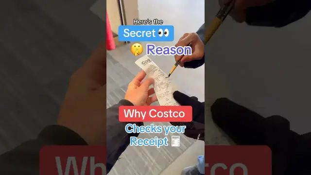 'Video thumbnail for Here’s the Real Reason Why Costco Checks your Receipt'