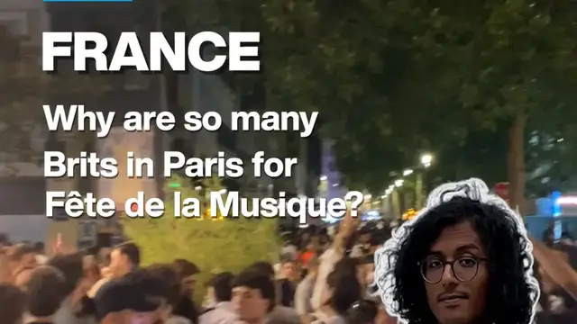 Video thumbnail for Why are so many Brits in Paris for Fête de la Musique?