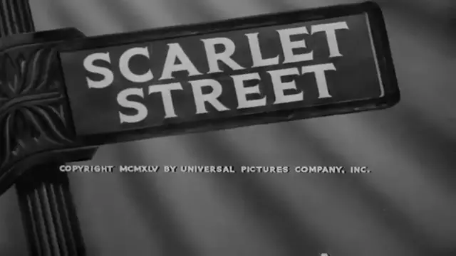 Video thumbnail for Scarlet Street (1945)