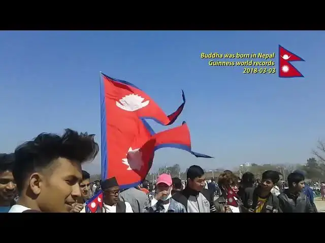 Video thumbnail for ගිනස් ලෝක වාර්තාව බුදුන් උපත ලැබුවේ නේපාලයේය|Buddha Born In Nepal Guinness World Records Event 2018