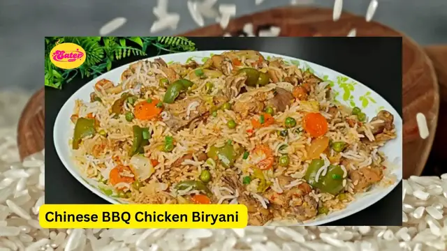 Video thumbnail for Delicious Chinese BBQ Chicken Biryani Recipe