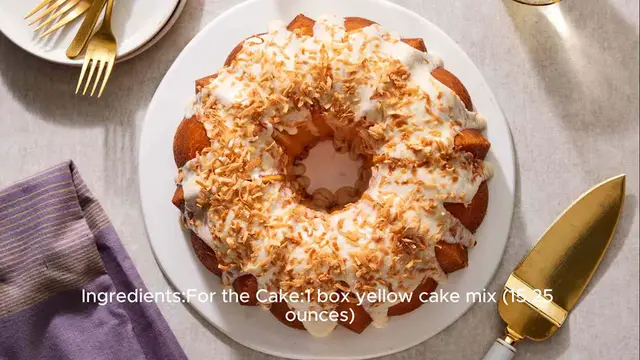 Video thumbnail for Southern Louisiana Crunch Cake recipe