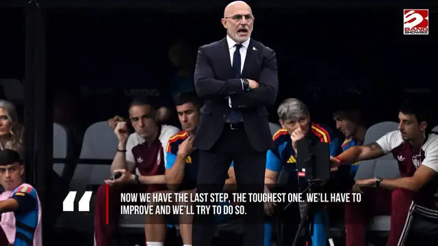 Video thumbnail for Luis de la Fuente says ‘amazing’ Spain are peaking at the right time