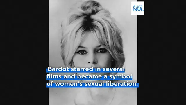 Video thumbnail for French legendary actress Brigitte Bardot dies aged 91
