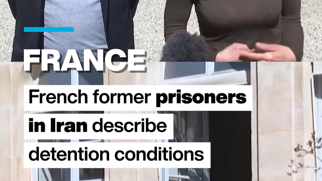Video thumbnail for France: French former prisoners in Iran describe detention conditions
