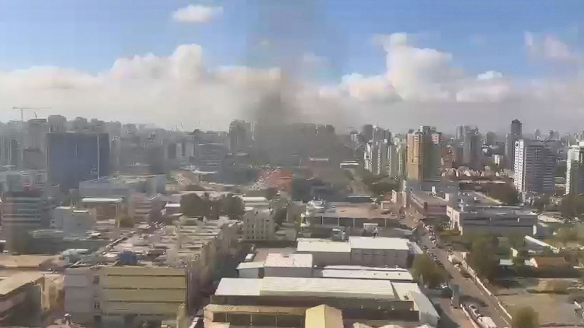 Video thumbnail for At least six people injured across central Israel after Iran fired missiles