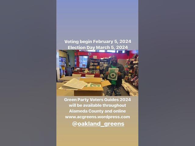 Video thumbnail for Voting begin February 5, 2024 Election Day March 5, 2024 Don’t forget to vote for Orlando Johnson