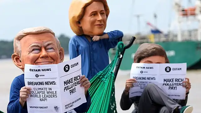 'Video thumbnail for COP30: Protesters call for more urgent action to combat climate crisis'