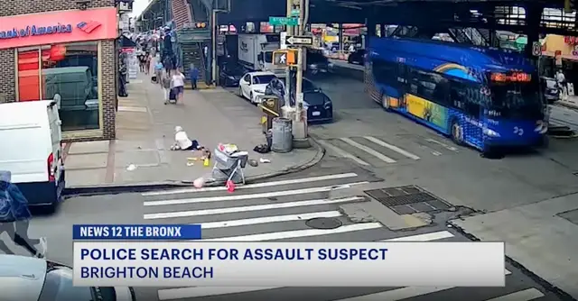 Video thumbnail for Caught on camera: 90-year-old woman attacked by stranger in Brighton Beach