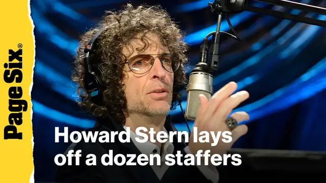 Video thumbnail for Howard Stern lays off a dozen staffers, preparing to drop to one new show per week