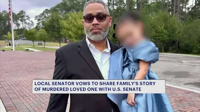 Video thumbnail for Family's call for justice in fatal shooting of Bridgeport father heads to Washington, D.C.