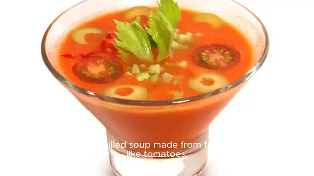 Video thumbnail for Gazpacho Recipe