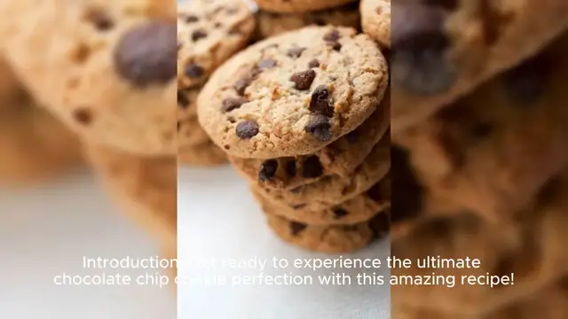 Video thumbnail for Chocolate Chip Cookie Recipe