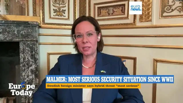 Video thumbnail for We need to use Russian assets to fund Ukraine, Swedish Foreign Minister says
