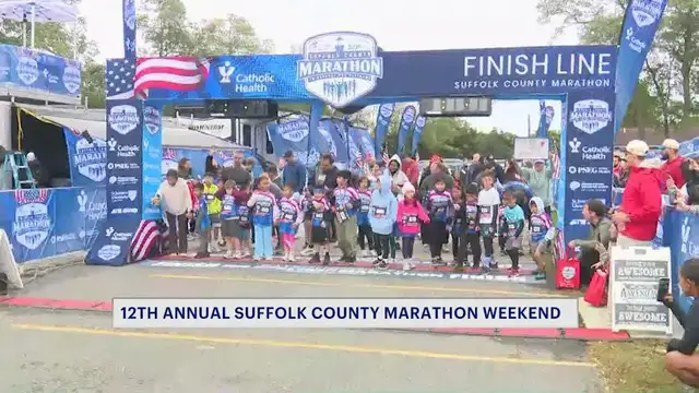 Video thumbnail for 12th annual Suffolk County Marathon weekend raises money for veterans