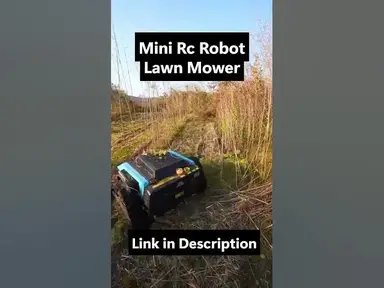 'Video thumbnail for Mini Rc Robot Lawn Mower'