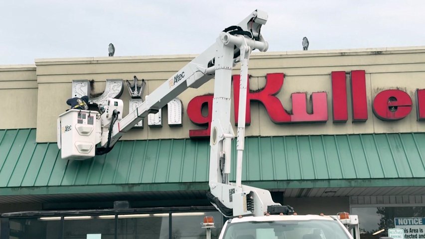 Video thumbnail for King Kullen store in Nassau County closes its doors for good