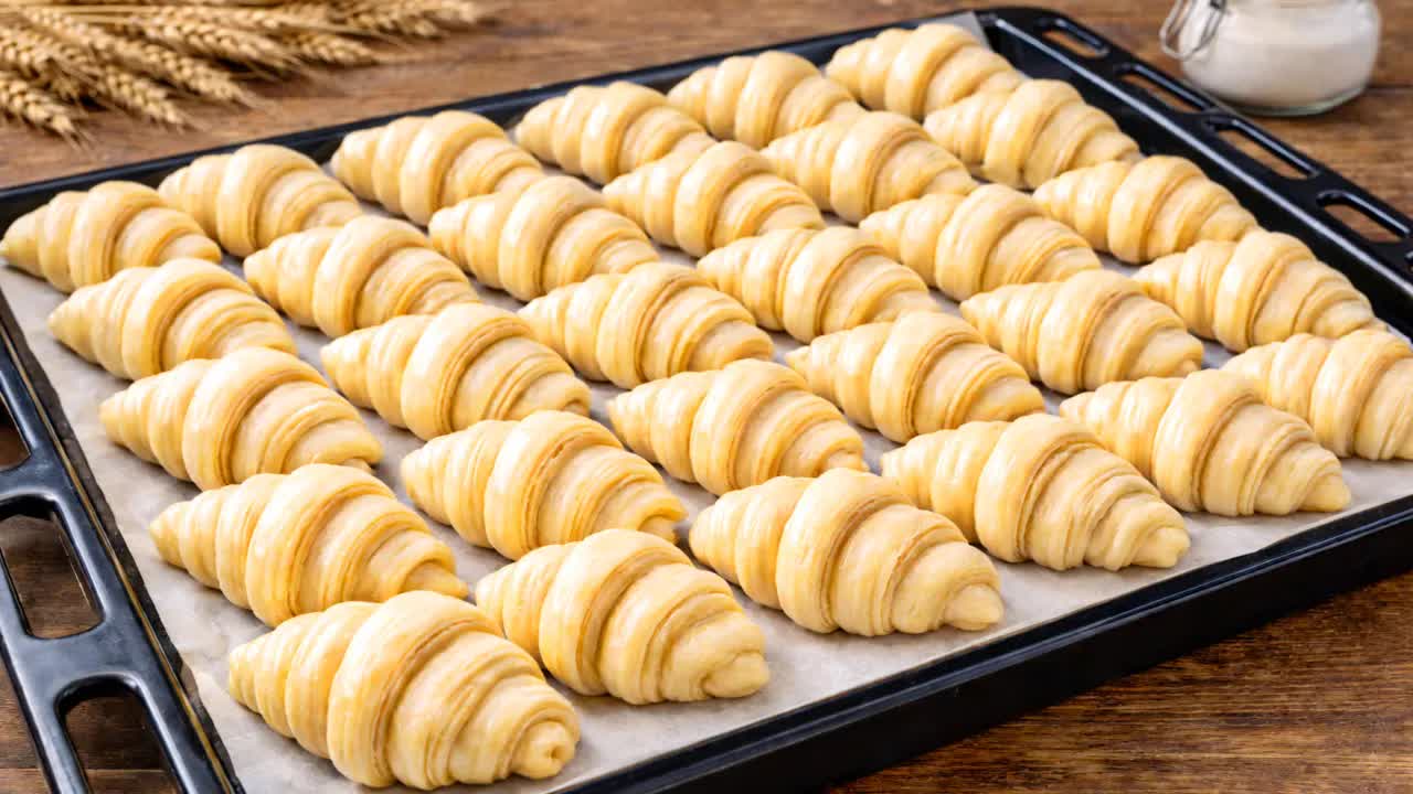 Video thumbnail for After discovering this method, I became addicted to it! Simple and easy croissants!