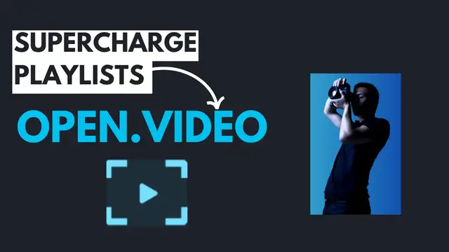 'Video thumbnail for How to Create Playlists in Open Video'