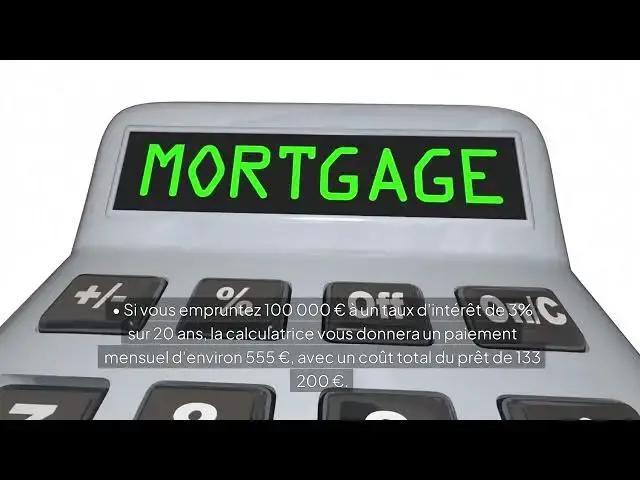 Video thumbnail for Calculatrice de remboursement de crédit