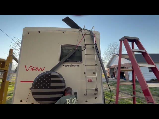 Video thumbnail for Back wall re-tape/repair ‘06 Winnebago View 23J