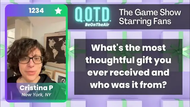 Video thumbnail for Our Favorite Answers: Cristina got an off-the-chart gift for Christmas!