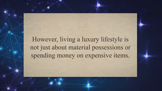 'Video thumbnail for Living the High Life: A Guide to Achieving and Sustaining a Luxury Lifestyle'