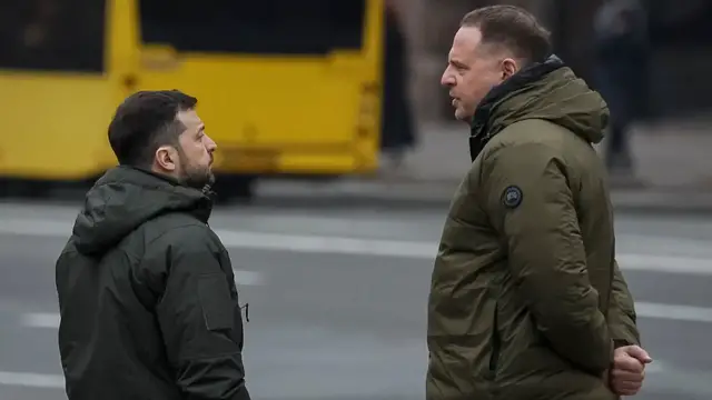 Video thumbnail for Ukraine Chief of staff resigns: Andriy Yermak steps down amid corruption probe