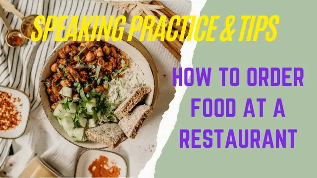 Video thumbnail for How to Order Food in English at a Restaurant
