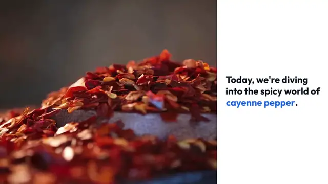 Video thumbnail for Health Benefits of Cayenne Pepper