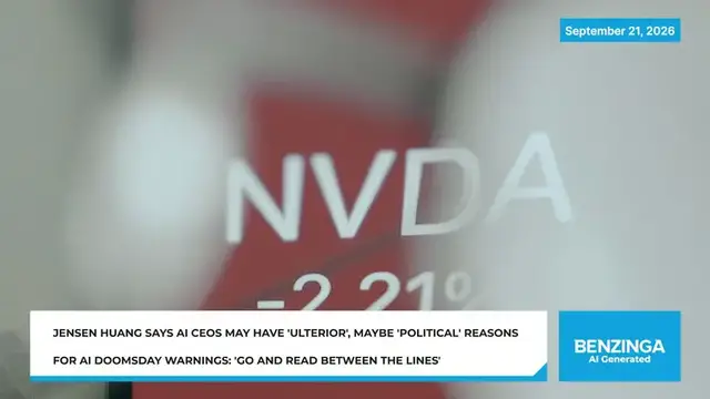 Video thumbnail for Huang Slams AI Oversight Calls