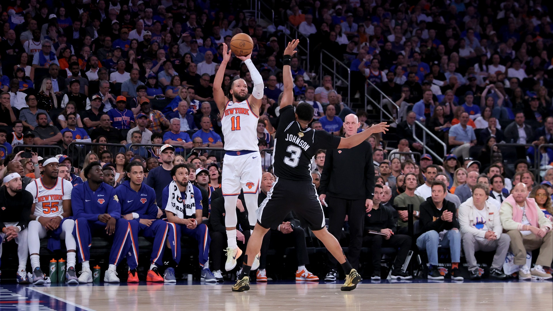 Video thumbnail for Knicks Battle Spurs & Look to Break NBA Title Drought