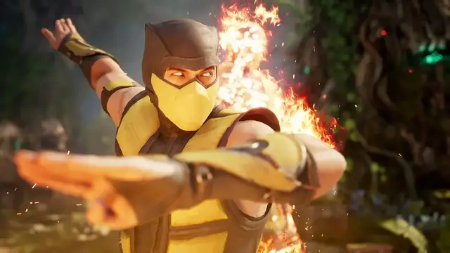 'Video thumbnail for Mortal Kombat 1: Khaos Reigns x Fortnite - Official Scorpion Invades Fortnite Trailer'