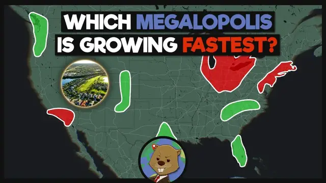 'Video thumbnail for Which US Megalopolis Is Growing The Fastest?'
