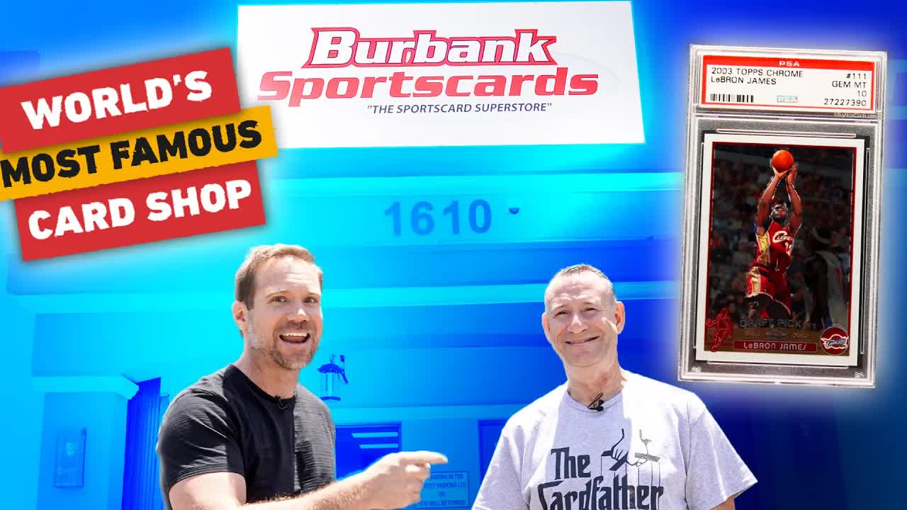 Video thumbnail for Sports Card Investor: inside the world's most famous card shop: burbank sportscards tour!