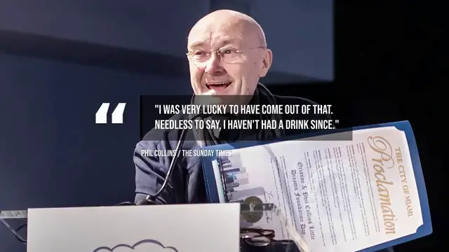 Video thumbnail for NEWS OF THE WEEK: Phil Collins almost died from alcohol abuse in 2024: 'I was very lucky'.