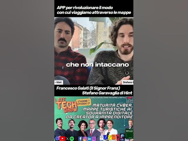 Video thumbnail for App per rivoluzionare i viaggi e le vacanze attraverso le mappe - Hint (ex Mr Franz)