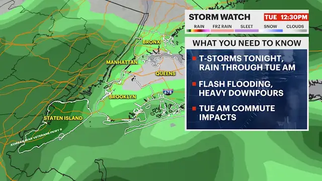 Video thumbnail for STORM WATCH: Grab the umbrella! Showers around to kickstart the morning. 