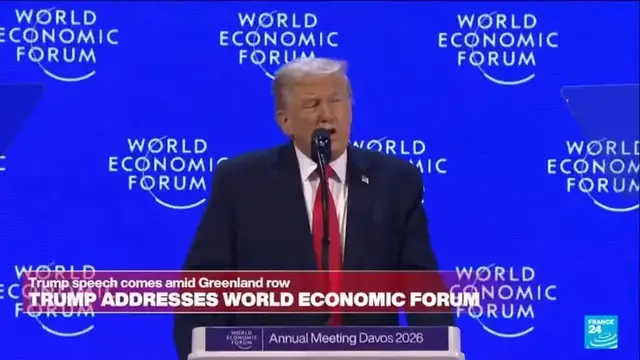 Video thumbnail for Replay: US President Donald Trump gives speech at Davos forum