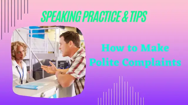 Video thumbnail for How to Make Polite Complaints in English