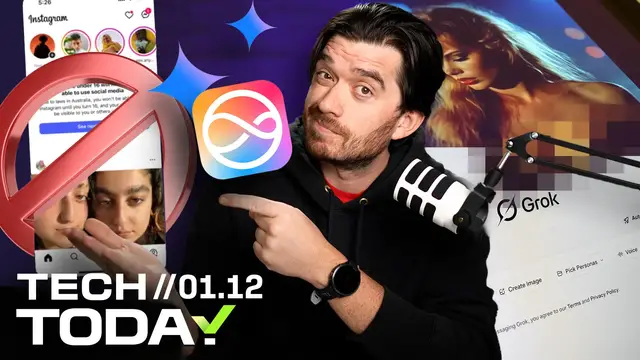 Video thumbnail for Apple's Siri to Be Powered by Google, Australia's Under-16 Social Media Ban,  UK Investigates Musk's X | Tech Today